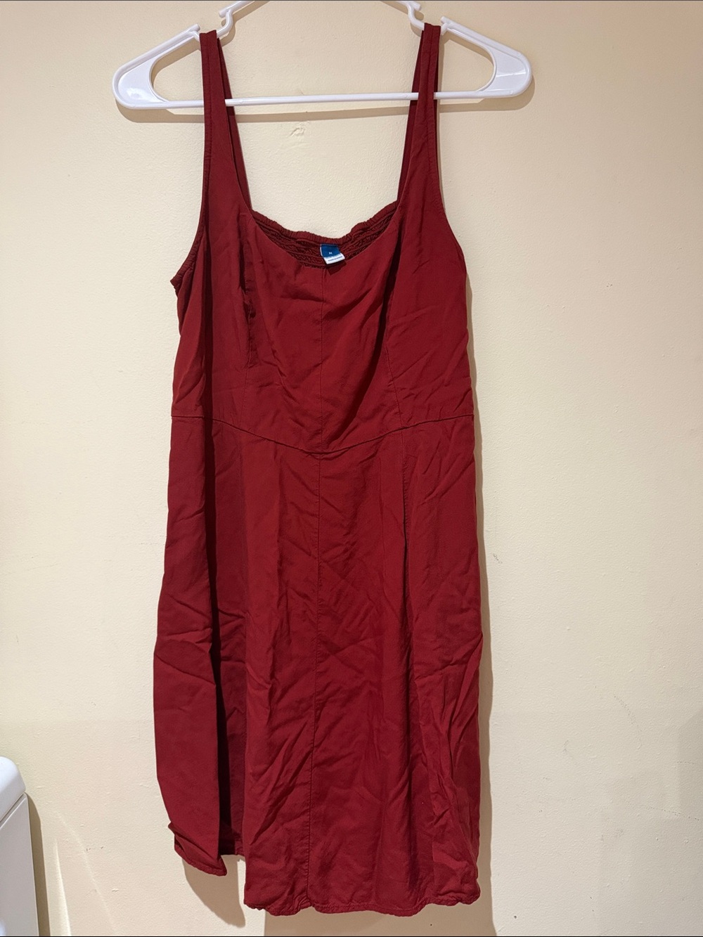 Old Navy Sleeveless Red Midi Dress